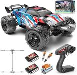 RC Cars 1:18 Entry-Level RC Car for Adults & Boys, All-Metal drivetrain Off-Road RC Racing Truck 40 km/h, radio controlled cars 4x4 with 2 1200 mAh Batteries, Fast Remote Control Car for Adults