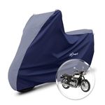 Neodrift 'SuperMax' Bike Cover Suitable for Triumph Bonneville T120 (All-Weather Motorcycle Protection, Water & UV Resistant, Dustproof, Windproof) (Colour: L.Gray - Blue)