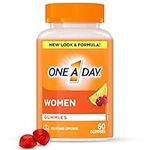 One A Day Women's Multivitamin Gummies - Daily Gummy Vitamins For Women With Vitamins A, C, D And Zinc To Support Immune Function, Biotin For Healthy Hair, Skin And Nails, And More, 60 Gummies