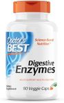 Doctor's Best Digestive Enzymes, Non-GMO, Vegetarian, Gluten Free, 90 Veggie Caps