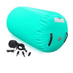 VOFiTNY Inflatable Gymnastics Air mat Tumbling Track with Air Barrel Octagon Mat with Pump for Home/Gym