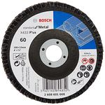 Bosch X433 Flap Disc/Wheel Promo Pack - 100mm, Grit 60 (11 pieces)