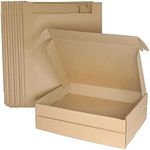 A4 C4 Corrugated Cardboard Shipping Boxes, 320x222x46mm Small Parcel Boxes, Packaging Mailing Boxes for Business, Posting, Small Packet Shipping, Storing or Gift(Pack of 10)