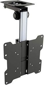 RICOO Support TV Plafond Universel D0122 13-33 Pouces (33-84 cm) Orientable Pliable Hauteur réglable Télé OLED LCD LED VESA