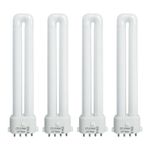 9 Watt Light Bulb Compatible with Satco S8365, Kandolite 96500, Rayovac F9w-1, Coleman Lantern Bulb Replacement 2G7 Base 4100K 4 Pack