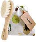 haakaa Wooden Baby Hair Brush,Soft 