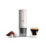 OutIn Nano Portable Electric Espresso Machine, Travel Coffee Maker for Camping, Car Coffee Maker Self-Heating with USB-C, With Ground Coffee & NS Capsule for RV, Hiking, Office