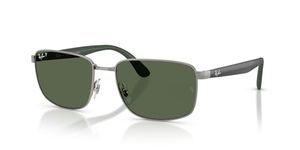 Ray-Ban Unisex Polarized Green Lens Irregular Sunglasses - 0RB3759I004/9A57