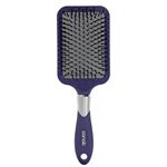 Conair Velvet Touch Paddle Cushion hair brush - Detangling hairbrush - curly or straight styles - men or women - detangler - features soft touch handle - Sage Green
