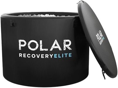 Polar Recovery Elite Tub/Large Professional Ice Bath for Cold Water Therapy Training - Ice Bath Chiller Compatible Ice Bath Tub for Athletes - Ice Tub for Outdoor Cold Plunge