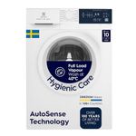 Electrolux 8kg/5kg 5 Star 40°C Vapour Wash, Wash to Dry EcoInverter Fully Automatic Front Load Washer Dryer, Hygienic Care, White, UltimateCare 300, EWW8024D3WB