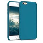 kwmobile Case Compatible with Apple iPhone 6 Plus / 6S Plus Case - TPU Silicone Phone Cover with Soft Finish - Teal Matte