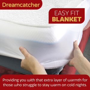 Dreamcatcher King Size Electric Blanket – Sherpa Fleece, 3 Heat Settings, Dual Controllers, Machine Washable