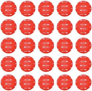 30 PCS Round Double Sided Tape Heavy Duty(Diameter 1in), 3M VHB Mounting Tape Pad Sticker Strong Adhesive Tape Waterproof Foam Tape for Indoor and Out Wall, Door, Home Decoration, Car