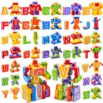 Alphabet Robots Toys for Kids, ABC Learning Toys, Alphabots, Letters, Toddlers Education Toy, Carnival Prizes, Christmas Toys, Treasure Box and Prize for Classroom