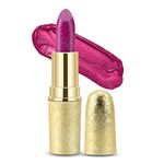 Boobeen Glitter Lipstick Hydrating Lip Balm Sparkling Shine Lip Color Nonstick Highly Pigmented Formula Gives Metallic Finish Lip Makeup for Women and Girls