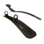 ZEFAL Swan & Croozer Clip-On Road Front & Rear Mudguard Set, Black, 700c / 28"