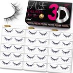 Manga Lashes Natural Look False Eyelashes Anime Lashes Mink Wispy Spiky Volume Eyelash Doll Manhua Lashes Asian Cosplay Natural Fake Eyelash Looking Like Individual Cluster 15Pairs by Eliace (Angel)