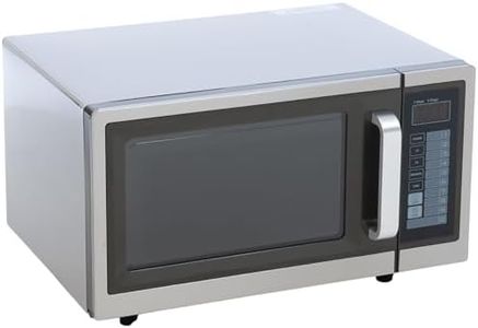 A-to-Z Supply Commercial Microwave with Digital Touch Pad Control, 1 Cubic Feet Interior, Stainless Steel, 1000 Watts, UL and NSF Approved