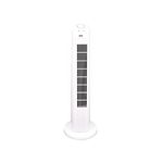 Zuvo Oscillating Tower Fan, 3 Speed Setting Bladeless Portable Fan with 120 Minutes Timer, Quiet Operation Space-Saving fan for Home Living room and office (30", White)