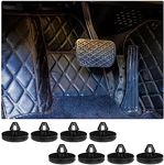 Ziciner 8 PCS Car Brake Switch Pedal Stop Pads, Rubber Automotive Clutch Pedal Stopper, Auto Brake Light Switch Stopper Pad, Universal Vehicle Accessories Compatible with 90541-06036