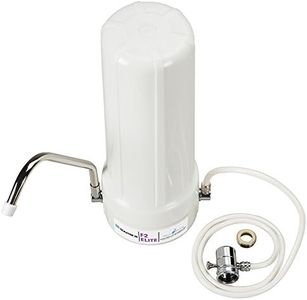 Home Master TMJRF2E Jr F2 Elite 5-Stage Sinktop Water Filter System, 500 Gallon Replaceable, Filters Fluoride Chloramine Chlorine Chemicals Aluminum Lead Mercury Pesticides and More up to 93%