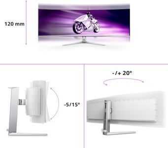 Philips Evnia 49" Curved OLED Gaming Monitor – DQHD, 240Hz, HDR400, USB-C