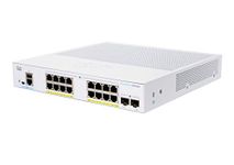 Cisco Business CBS250-16P-2G Smart Switch, 16 Port GE, PoE, 2x1G SFP, Limited Lifetime Protection (CBS250-16P-2G-NA)