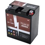 Battanux YTX14AH-BS Battery & Motorcycle Battery, Sealed SLA/AGM 12V12Ah ATV/UTV/Snowmoble/Motor bike Battery Maintenance Free & No tools for installation & Advanced Technology & Environmental