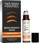Nourish Mantra Brow Growth Serum | eyelash serum for Brow and lash Hairs Growth, volume & Thickness | Formulated with Redensyl, Biotin, Peptides & Amino Acids | 100% Eye Safe & Fragrance Free - 10 ml