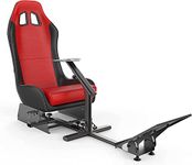 Cirearoa Gaming Chair Driving Cockpit Racing Wheel Stand with seat for All Logitech G923 | G29 | G920 | Thrustmaster | Fanatec Wheels | Xbox One, PS4, PC Platforms (Black/Red)