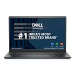 Dell 15 Thin & Light Laptop, 13th Gen Intel Core i3-1305U Processor, 8GB DDR4, 512GB SSD, 15.6" (39.62cm)FHD 120Hz 250 nits Display, Intel UHD GraphicsWin 11 + MSO'21, 15 Months McAfee, Black, 1.66kg