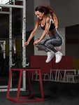 USI Universal Aluminum Metal Non Slip Plyo Box (Red/Black) (18 Inches)