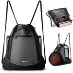 VULKIT Drawstring Backpack, Gym Bag