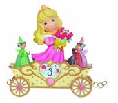 Precious Moments 104405 Disney Showcase Collection, Birthday Gifts, Now You're Three, A Beauty You'll Always and Forever Be, Disney Birthday Parade, Age 3, Resin Figurine