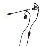 SteelSeries Tusq - In-Ear Mobile Gaming Headset – Dual Microphone With Detachable Boom Mic – Ergonomic Suspension Design Earphones – For Mobile