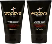 Woody's Hair Gel for Men - Extreme Hold Hair Gel, Styling Wood Glue, No Flaking Strong Hold, Barber Supplies, 4 oz, 2 Pack