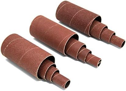 WEN 5932SPC Replacement Spindle Sanding Sleeves, Assorted Sandpaper Grits, 12 Pack