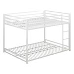 DHP Miles Metal Full/Full Bunk Bed, White