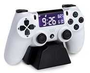 Paladone PlayStation 4 Controller Alarm Clock for Bedroom - Digital Display - Official Merchandise