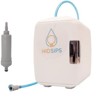 HID SIPS Water Dispenser Mini Fridge and Filtration System, Universal Fit, 1x Replaceable 200-Gallon 0.1 Micron Filter, 1x HID SIPS 4L Mini Fridge, 1x Dishwasher Safe Water Storage Reservoir