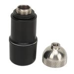 Majatou Remote Transmitter, 512Hz Transmitter Remote Sonde with Connector Steel Portable Pipe Locator Accessory for Pipeline Sewer Inspection