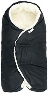 7AM Enfant Nido Manta para bebé – Manta de Lujo Ultra Suave para bebé, Manta de Invierno más cálida con Forro Polar para recién Nacido, Manta Multiusos para bebé para niño y niña | Nube Negra
