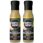 Hunter & Gather Keto Ranch Salad Dressings 250ml | Always Free from Seed & Vegetable Oils | Made with 100% Pure Avocado Oil and Herbs | Keto, Low Carb, Paleo, Whole30 | Sugar and Gluten Free