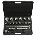 STANLEY 89-101 3/4'' Drive 12 Point Metric Socket Set (19-Pieces)