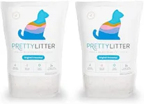 Pretty Litter Health Monitoring Cat Litter, Non-Clumping Crystal Litter, (6LB (Pack of 2), Unscented)