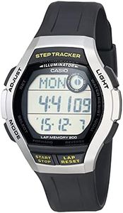 Casio Men's Quartz Fitness Watch with Resin Strap, Black, 23.77 (Model: WS-2000H-1A2VCF)
