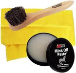 JobSite Mink Oil Paste w/Dauber Applicator Brush & Shine Cloth