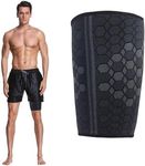 Hamstring Compression Sleeve,1 Pcs Thigh Compression Sleeve,Adjustable Hamstring Support for Women Men,Thigh Supports for Muscle Pain,Quadricep Muscle Injury and Strain Recovery Thigh Strapping(M)