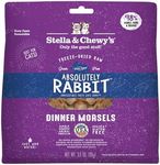 Stella & Chewy’s Freeze-Dried Raw Cat Dinner Morsels – Grain Free, Protein Rich Cat & Kitten Food – Absolutely Rabbit Recipe – 3.5 oz Bag